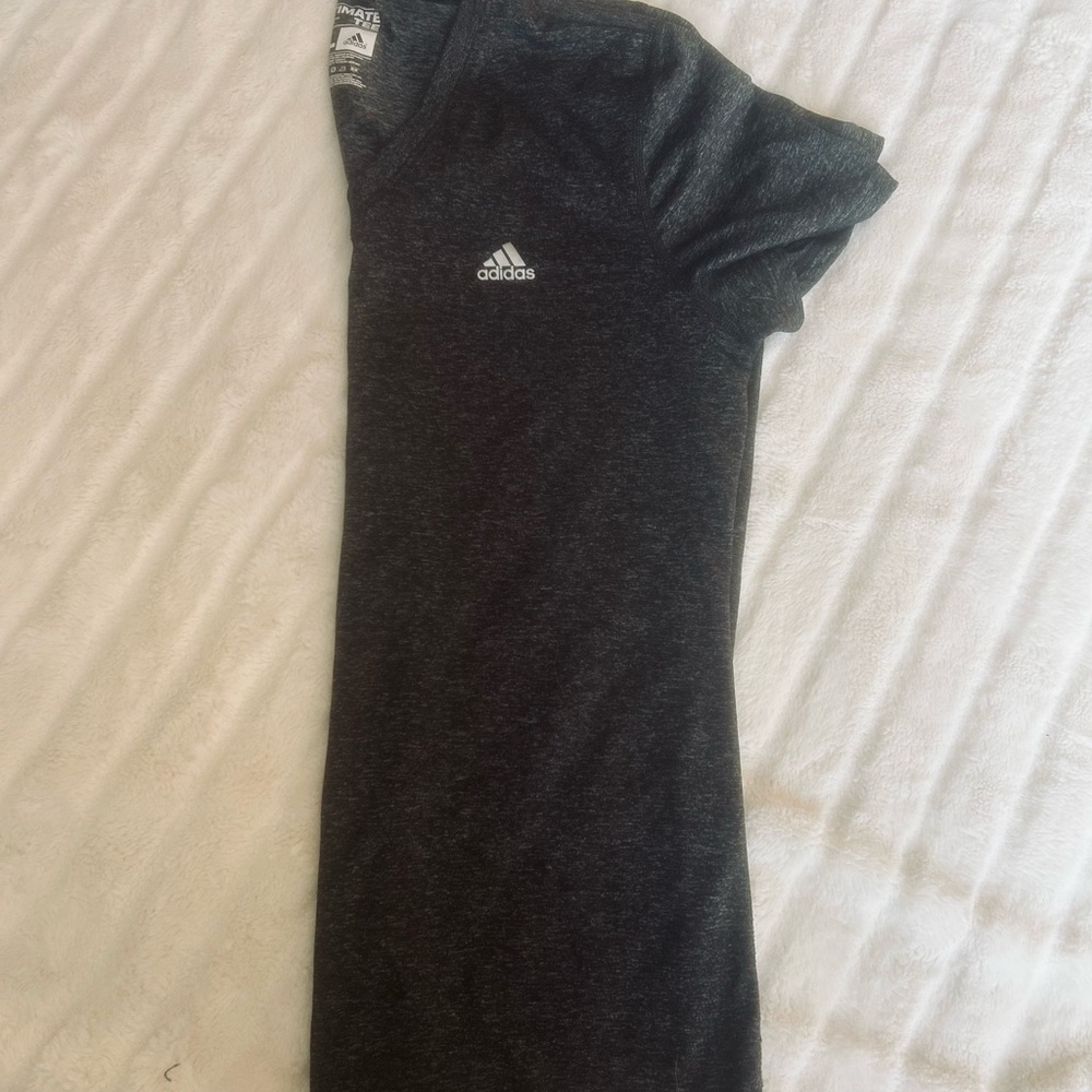 Adidas Heather Gray Ultimate Tee
